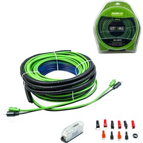 Resim For-X Xc-4ofc Oto Anfi Kablo Seti 4ga Bakır Vakumlu 