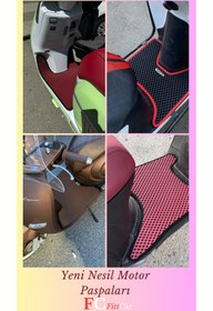 Resim FittCar Honda Dıo 110 Cc Uyumlu Yeni Nesil Motor Paspası Gri 