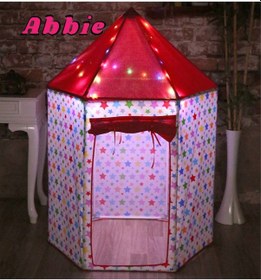 Resim Abbie Yıldızlı Şato Oyun Çadırı Bzi Işıklı 