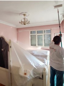 Resim Bant Evi Hışır Örtü 50m2 Eşya Koruma Örtüsü Şeffaf 