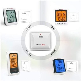 Resim ThermoPro TX2C İlave Dış Sensör (TP60C, TP62C, TP63C, TP65C) İçin Uyumludur 