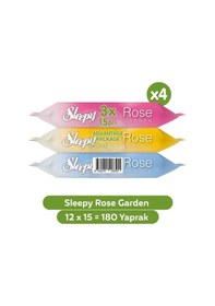 Resim Sleepy Rose Garden Seyahat Cep Mendili 12 X 15 Adet 180 Yaprak 