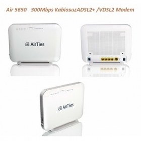 Resim Airties Air 5650 300 Mbps Kablosuz Adsl2+vdsl2 Modem Router 