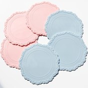 Resim 1pc HeatGuard Silikon Balmumu Damga Padi, Şeklini Koruyan İzolasyon Matı, El Sanatları için Yangına Dayanıklı Isıya Dayanıklı Ped, Parti Hediyeleri ve El Aletleri için 