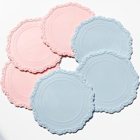 Resim 1pc HeatGuard Silikon Balmumu Damga Padi, Şeklini Koruyan İzolasyon Matı, El Sanatları için Yangına Dayanıklı Isıya Dayanıklı Ped, Parti Hediyeleri ve El Aletleri için 
