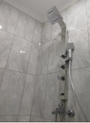 Resim Sam Banyo Elmas Duş Seti Krom 