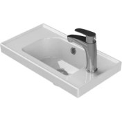 Resim Turkuaz Seramik Cerastyle Frame Mini 50 cm Etajerli Lavabo 
