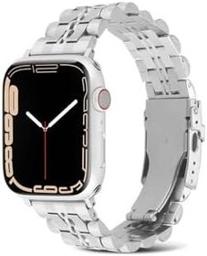 Resim CONSTRAIN Watch Ultra 49mm Kordon İle Uyumlu KRD, 54 Metal Strap Kayış CNS, Gümüş 