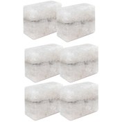 Resim 6 Adet Büyük Boy Çankırı Kaya Tuzu Sabunu Beyaz 200-300 Gr Arası 