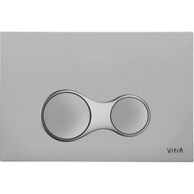 Resim VitrA Sirius Kumanda Paneli Hijyenik Kaplama Mat Krom 740-0486 