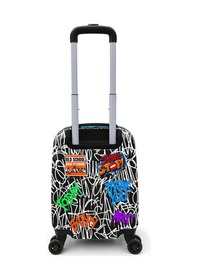 Resim Coral High Kids Grafiti Ayıcık Desenli Çocuk Valizi 16698 Siyah - Mavi 