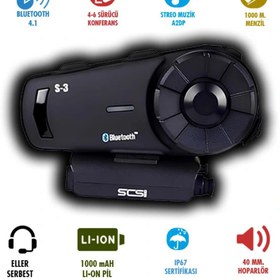 Resim Scs S3 Bluetooth ve Intercom 
