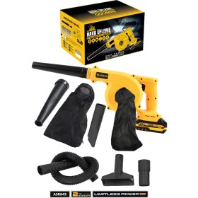 Resim Assur Profesyonel 21v Çift Akülü Kompresör 3,8 lt Hava Hacmi 60 bar Basınç 1 hp Motor Gücü 