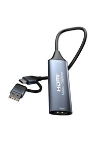 Resim OEM Marka AWG26 HDMI Video Capture Kartı (4K 30Hz, USB 3.0 & Type-C) 