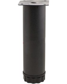 Resim Metal 15 cm Özel Mat Siyah Boyalı Ayarlı Mobilya Koltuk Ayağı 