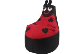 Resim Bambi Toys Uğur Böceği Armut Koltuk Imperteks 67 x 60 x 25 cm 