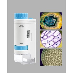 Resim Taşınabilir Eğitim Mikroskobu 80X-200X LED Işıklı ve Darbeye Dayanıklı - Lisinya 