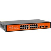 Resim AYT POE16FE+2GE+1SFP 300W 10 100 1000 Mbps Gigabit Ethernet Switch Poe 16 Portv uyumlu 