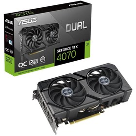 Resim Asus Asus-GEFORCE DUAL-RTX4070-O12GD6-EVO-NVIDIA--RTX 4070-12GB 192BIT GDDR6--2550MHZ-OC-HDMI-DP-DLSS3 Ekran Kartı 