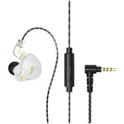Resim Qkz Ak6 Pro Bakır Sürücü Hifi Kablolu Kulaklık Spor Kulaklık Bas Stereo Kula White 