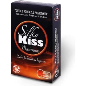 Resim Baroness Silky Kiss Maximum Tırtıklı ve Benekli Prezervatif 