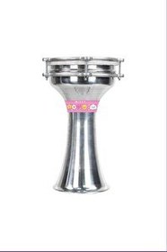 Resim Midex DBK-01PK Çocuklar İçin 1 Numara Alüminyum Darbuka 33 x 18 CM 