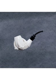 Resim Yunar Asvorel 9mm. Filtreli Akrilik Saplı Lületaşı Pipo 14252m 