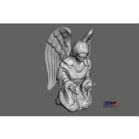 Resim Opencart Melek Heykelini Düşünmek Heykel 3d Tarama Sadece Plastik Aparattır 