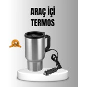Resim Belle Fusion Bfs Araç Içi Su Isıtıcı Termos Kupa 12 Watt Enerji Tasarruflu 
