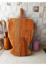 Resim Ahşap Kesme Sunum Tahtası Ahşap 