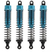 Resim Yaozixa 1:10 Rc4wd Hsp Dhk Büyük Tekerlekli Off-road Araçlar İçin 4 Adet Mavi 100mm Performanslı Amortisör 