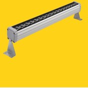 Resim MSV TEKNOLOJİ 50 cm 18 Watt Sarı Amber Işık Wallwasher Duvar Boyama IP65 