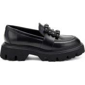 Resim Frau Kadın Oxford/Ayakkabı 85L2 Frau Seta Chunky Mocassin Nero 