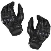 Resim Suntek Sürüş Için Premium Pu Deri Motosiklet Siyah-xl 