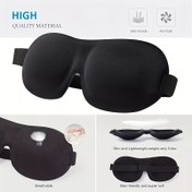 Resim 3D Konturlü Uyku Göz Maskesi Tüm Cilt Tipleri İçin - Unisex-Yetişkin, Süper Yumuşak Cilt Dostu Malzeme ile %100 Karartma Uyku Maskesi, Ayarlanabilir Askı, Nefes Alabilir, Hafif, Sakinleştirici, Kokusuz - Dinlenme ve Seyahat için İdeal Babalar Günü, Anneler Günü Hediyesi 