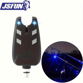 Resim JSFUN 1 Adet Tackle Sazan Balıkçılık Isırma Alarmı, Sesli Elektronik Olta Çubuğu Ayarlanabilir Ses Seviyesi Uyarıcı 