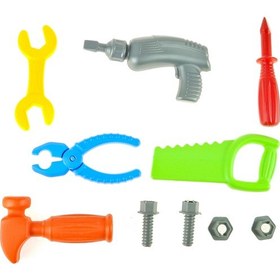 Resim Oyuncak Tamir Seti 10 Parça Çantalı Tamir Set Eğitici Tamir Seti 