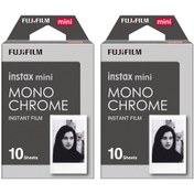 Resim Instax mini Monochrome Siyah-Beyaz 10x2 Film Seti 