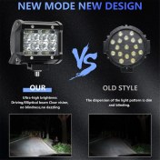 Resim LED Işık Çubuğu LED Işık Pod'ları 4 Inç 60W 6000LM LED Tekne Pikap Için (Yurt Dışından) 