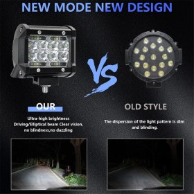 Resim LED Işık Çubuğu LED Işık Pod'ları 4 Inç 60W 6000LM LED Tekne Pikap Için (Yurt Dışından) 