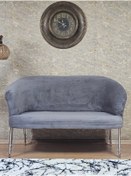 Resim SEVİNÇ MOBİLYA İkili TEDDY Krom Kaplama Telli Ayak Çay Seti Koltuk İkili Berjer , Balkon, Salon, Ofis 