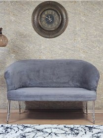 Resim SEVİNÇ MOBİLYA İkili TEDDY Krom Kaplama Telli Ayak Çay Seti Koltuk İkili Berjer , Balkon, Salon, Ofis 