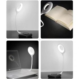 Resim Storemax Sesle Kontrol 3 Renk Işık Modlu Akrobat USB LED Kitap Okuma Işığı, USB Gece Işığı Lambası, 20 Led, Sesle Kontrol Masası Işığı, Ses Komutları Açıklamada Mevcuttur 