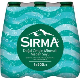 Resim Sırma Sade Maden Suyu 6x200 Ml 