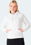 Resim Slazenger MISTY I Kadın Kapüşonlu Ekru Sweatshirt 