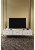 Resim 150 CM ZEUGMA MDF MEBRAN KAPAK EKRU GOLD 