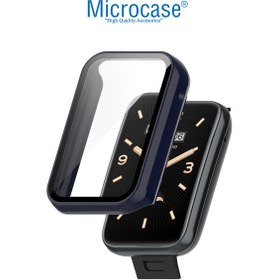 Resim Microcase Xiaomi Mi Band 7 Pro Ekran Korumalı Sert Rubber Kılıf - AL3173 