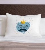 Resim Bk Gift Kişiye Özel Baba Temalı Pamuklu Yastık Kılıfı-4 50x70cm, Babaya Hediye, Babalar Günü Hediyeleri Kobitmeyencom31341 Bk Gift 