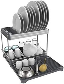 Resim Primanova Katlanabilir 2 Katlı Alüminyum Bulaşıklık 