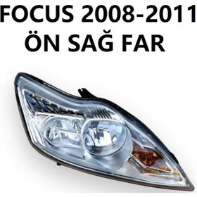 Resim Ford Focus Ön Far Sağ 2008-2011 beyaz Zemin 8m51 13100 Ae 